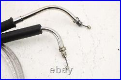 1996-2007 Harley Road King Brake Clutch Throttle Control Cable Set STOCK LENGTH