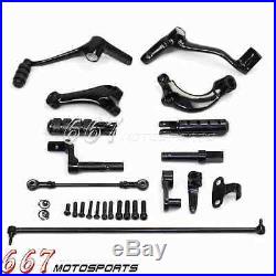 2 Extended Length Sportster Forward Control Footpegs For Harley XL883 XL1200