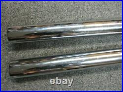 40 MM Fork Tubes 28 1/4 Inch Length Used fits Harley Davidson Models