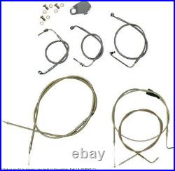 Cable kit 12-14 ape bar length stainless steel hd HARLEY DAVIDSON XLH SPOR
