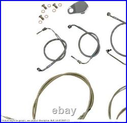 Cable kit 12-14 ape bar length stainless steel hd HARLEY DAVIDSON XL LOW S