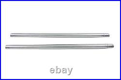 Chrome 35mm Fork Tube Set 30-1/4 Total Length fits Harley-Davidson