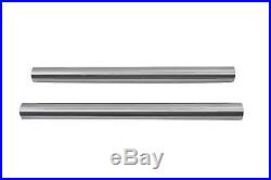 Chrome 41mm Fork Tube Set 22-7/8 Total Length For Harley-Davidson