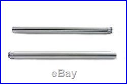 Chrome 41mm Fork Tube Set 24-1/4 Total Length, for Harley Davidson, by V-Twin