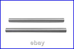 Chrome 41mm Fork Tube Set 24-7/8 inch Total Length fits Harley-Davidson