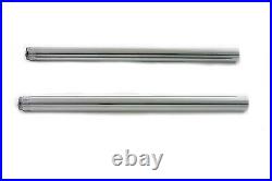 Chrome 41mm Fork Tube Set 26-1/4 Total Length fits Harley-Davidson