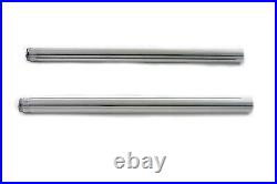 Chrome 41mm Fork Tube Set 26-1/4 Total Length fits Harley-Davidson