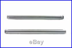 Chrome 41mm Fork Tube Set 26-1/4 Total Length, for Harley Davidson, by V-Twin
