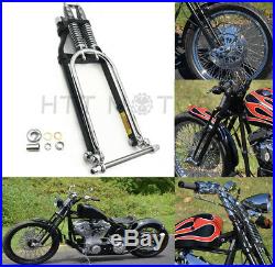Chrome Springer Front End +4 Length For Harley Sportster Bobber Chopper Arc