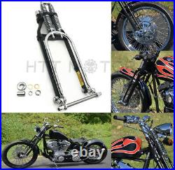 Chrome Springer Front End +4 Length For Harley Sportster Bobber Chopper Arched