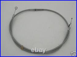 Extended Braided clutch cable Harley-Davidson 1987 to 2006 Length 67 114986