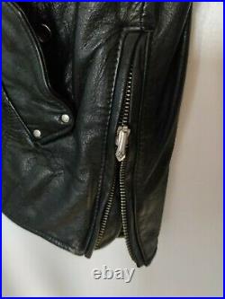 Genuine Harley Davidson Ladies Belted Hip Length Leather Jacket size Small