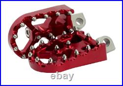 HARLEY DAVIDSON DYNA FOOTPEGS FOOT PEGS RED MX STYLE By Flo Motorsports