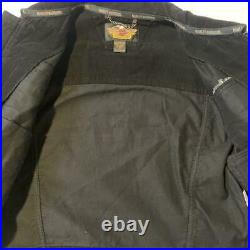 HARLEY-DAVIDSON short length corduroy jacket blouson size S men's black #M3790