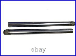 Hard Chrome 41mm Fork Tube Set 20-7/8 inch Total Length fits Harley-Davidson