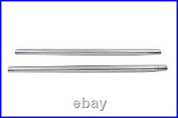 Hard Chrome 41mm Fork Tube Set 24-7/8 Total Length, for Harley Davidson, by V