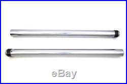 Hard Chrome Fork Tube Set Stock Length, for Harley Davidson, by V-Twin