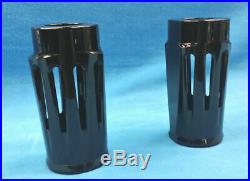 Harley Contrast Cut Fork Can Slider Cover Cow Bell Stock Length Harley 86-13