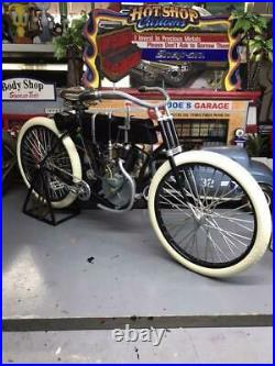 Harley Davidson Antique Bike Figure Total Length 34 Cm