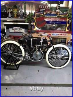 Harley Davidson Antique Bike Figure Total Length 34 Cm