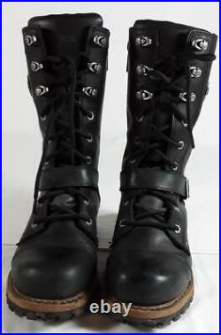 Harley-Davidson Calf length leather boots, black, UK size 7