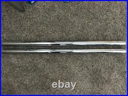 Harley Davidson Chrome Plated Fork Tubes 41mm 38.5 Length Like New