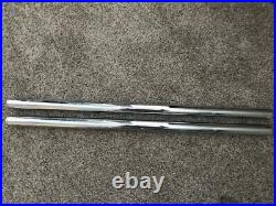 Harley Davidson Chrome Plated Fork Tubes 41mm 38.5 Length Like New