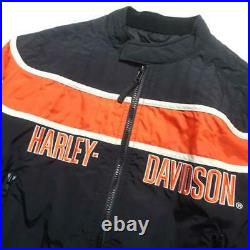 Harley-Davidson Jacket Nylon Polyester Black Width 50cm Length 51cm Size 12 XL