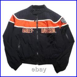 Harley-Davidson Jacket Nylon Polyester Black Width 50cm Length 51cm Size 12 XL