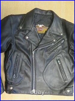Harley Davidson Leather Perfecto Motorcycle Biker Jacket M UK 10 Euro 38