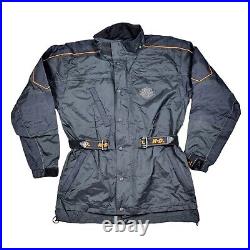 Harley Davidson Mens/ Womens Belted Rain Coat- Mid Length Coat- Size M Unisex