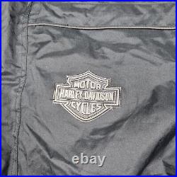 Harley Davidson Mens/ Womens Belted Rain Coat- Mid Length Coat- Size M Unisex