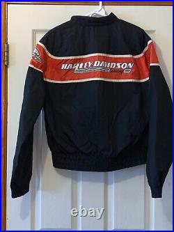 Harley Davidson Racing Jacket Size M Chest Is 25 Length Is 24 Made In USA
