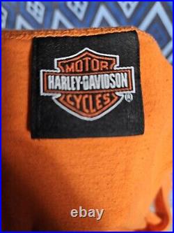 Harley Davidson Tank Top Orange Summer Pally 92' Jamaica Chest 31 Length 26.5