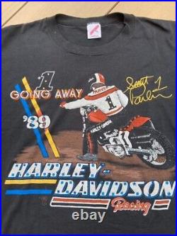Harley-Davidson Vintage T-Shirt 1989 Shoulder width 20 Body 22 Length 28