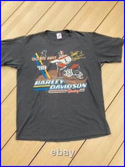 Harley-Davidson Vintage T-Shirt 1989 Shoulder width 20 Body 22 Length 28