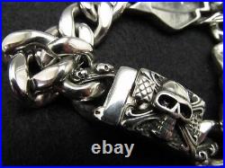 Harley-Davidson men's bracelet aluminum thick length about 22 cm width 15 mm