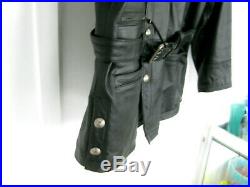 J Harley Davidson Motorcycle 3/4 Length Belted Leather XL Jacket