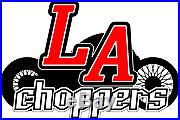LA Choppers LA-8051B00 Stainless Steel Brake Line Kit, Stock Length Harley-D