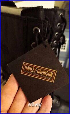Ladies Harley Davidson knee length boots, genuine leather