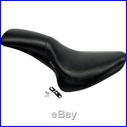 LePera Smooth 2-Up Full-Length Silhouette Seat with Biker Gel 84-99 Harley Softail