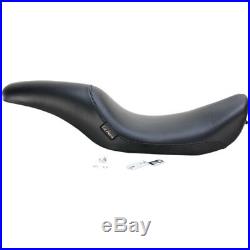 LePera Smooth Silhouette Full Length Seat for 2002-07 Harley PYO Stretched Tank