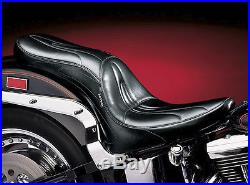 LePera Sorrento Seat 2-Up Full Length Harley Softail Fatboy 2000-16 130-150 Tire