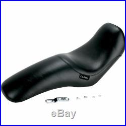 Le Pera Black Full Length Smooth Up Front Silhouette Seat Harley Dyna 04-05 FXD
