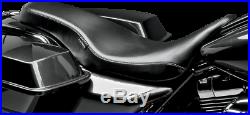 Le Pera Cobra Full Length Smooth Vinyl Seat Chopper Style for Harley LK-079