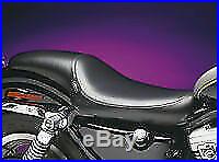 Le Pera L-866 Silhouette LT Smooth Full Length Low Profile Seat Harley XL 82-03
