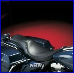 Le Pera Silhouette Smooth Full Length 2-Up Seat for Harley Road King FLHR 02-07