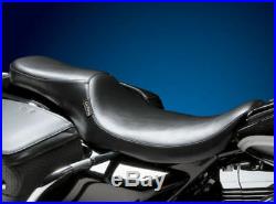 Le Pera Silhouette Smooth Full Length 2-Up Seat for Harley Road King FLHR 02-07