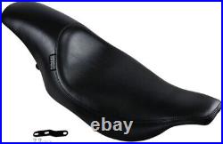 Le Pera Silhouette Smooth Full Length Seat for Harley Road King FLHR 02-07