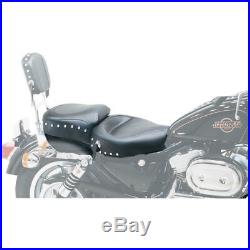 Mustang Full Length Wide Touring Seat 1996-2003 Harley Sportster 3.3 Gal Tank